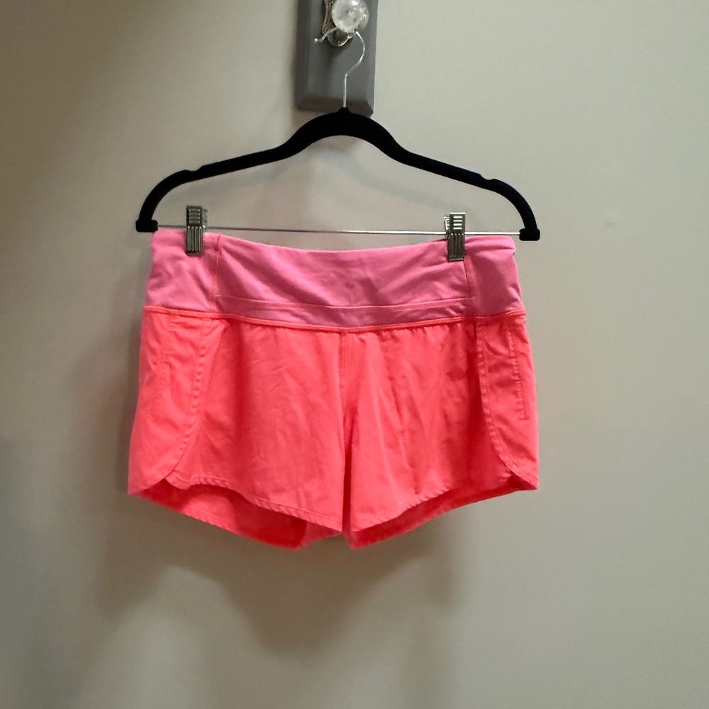 Lululemon Pink/Orange Shorts